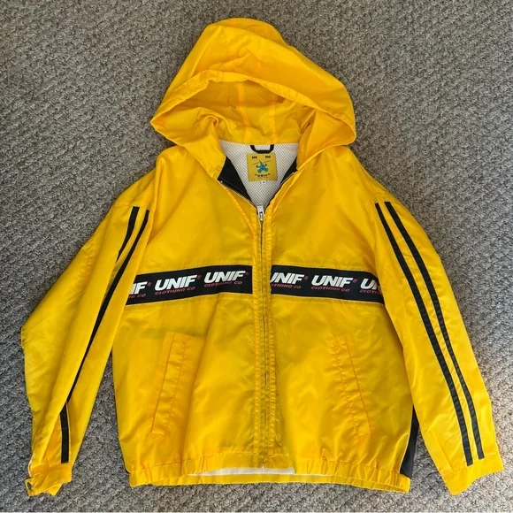 UNIF Yellow Hooded Jacket - Picture 4 of 5